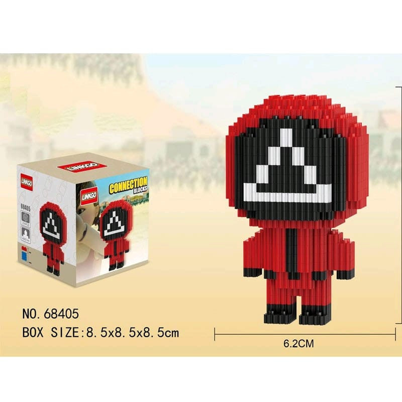 Set de Bloques Tipo LEGO – Juego del Calamar