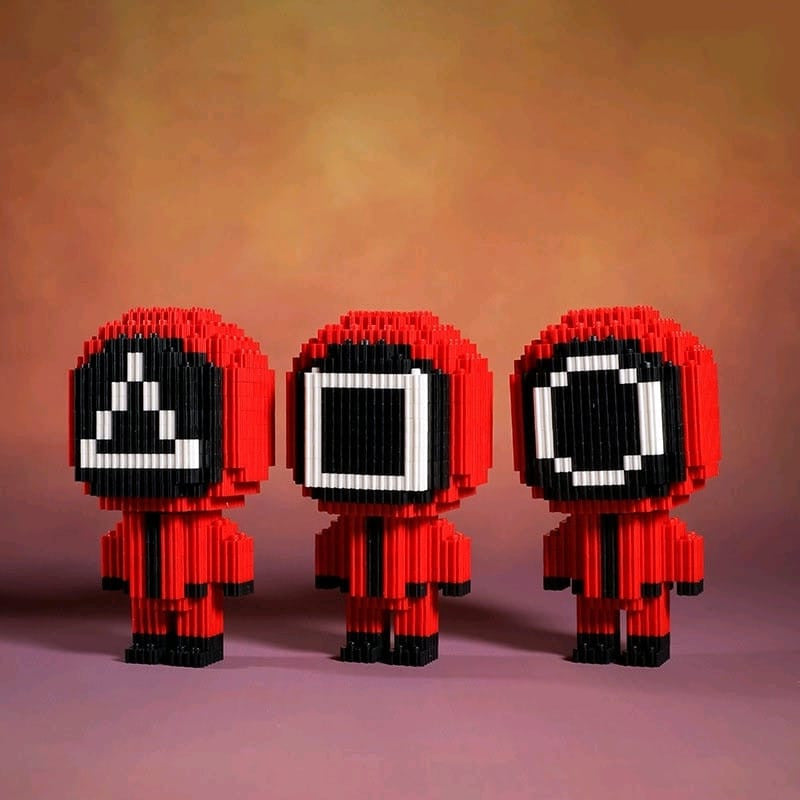 Set de Bloques Tipo LEGO – Juego del Calamar