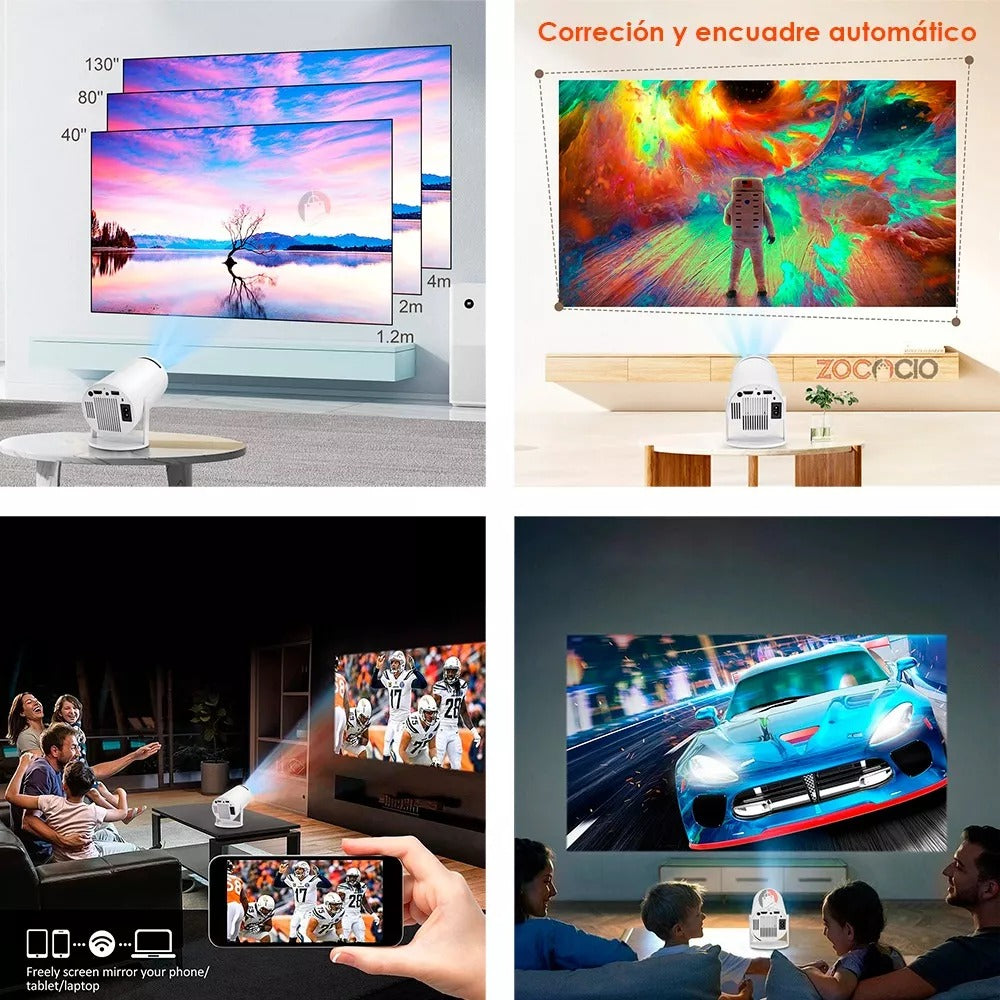 Mini Proyector HY-300 – 1200 Lúmenes HD