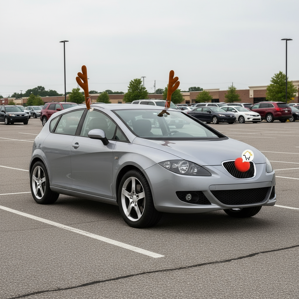 Kit Navideño de Reno para Carro