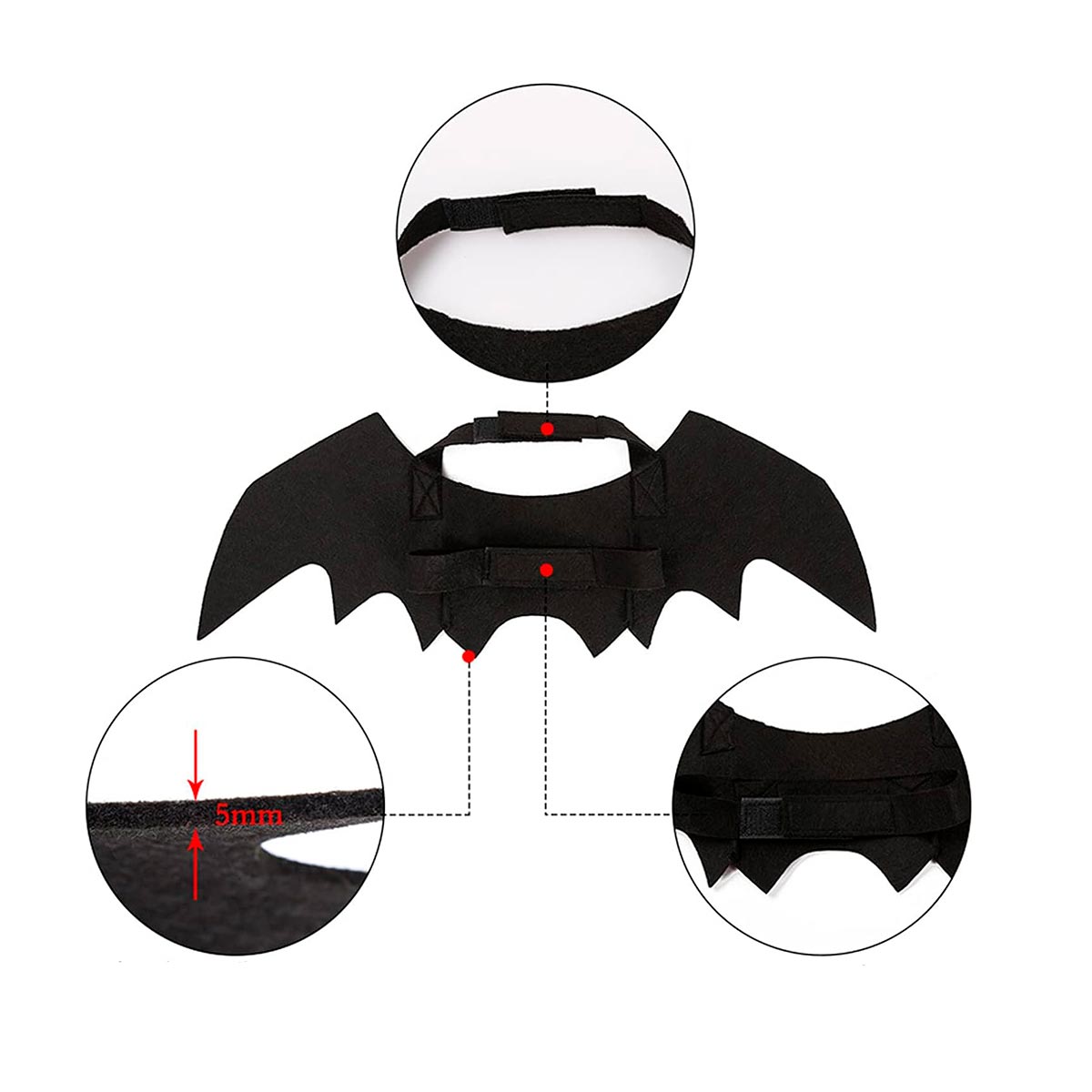 Disfraz Mascotas Murcielago