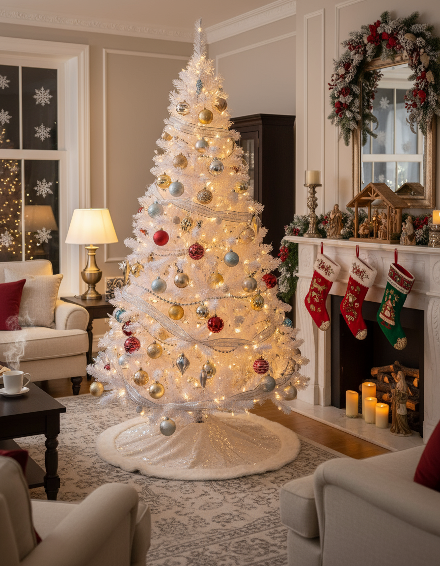 Árbol Navideño Nieve - Pino Polar