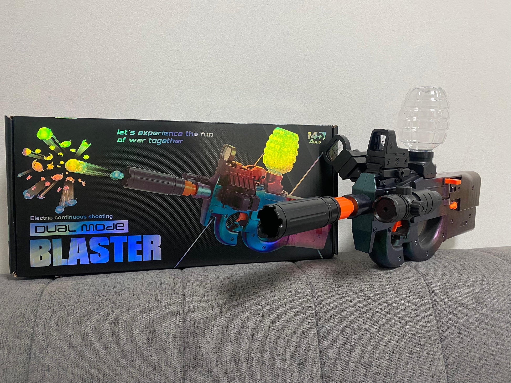 Gray helmet for bikers