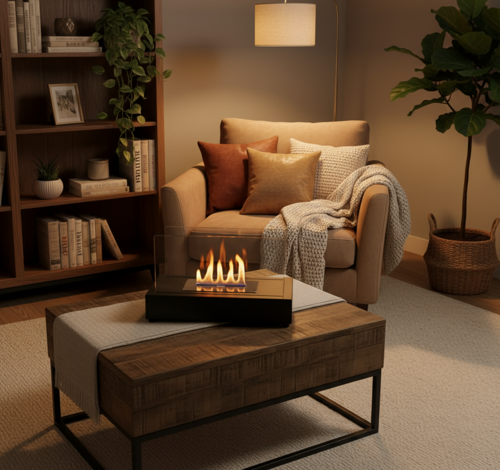 Chimenea Decorativa de Mesa a Etanol Portátil