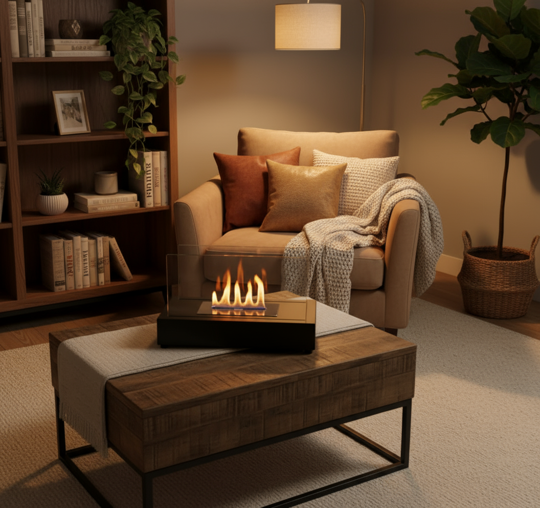 Chimenea Decorativa de Mesa a Etanol Portátil