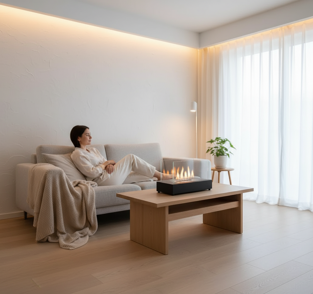 Chimenea Decorativa de Mesa a Etanol Portátil