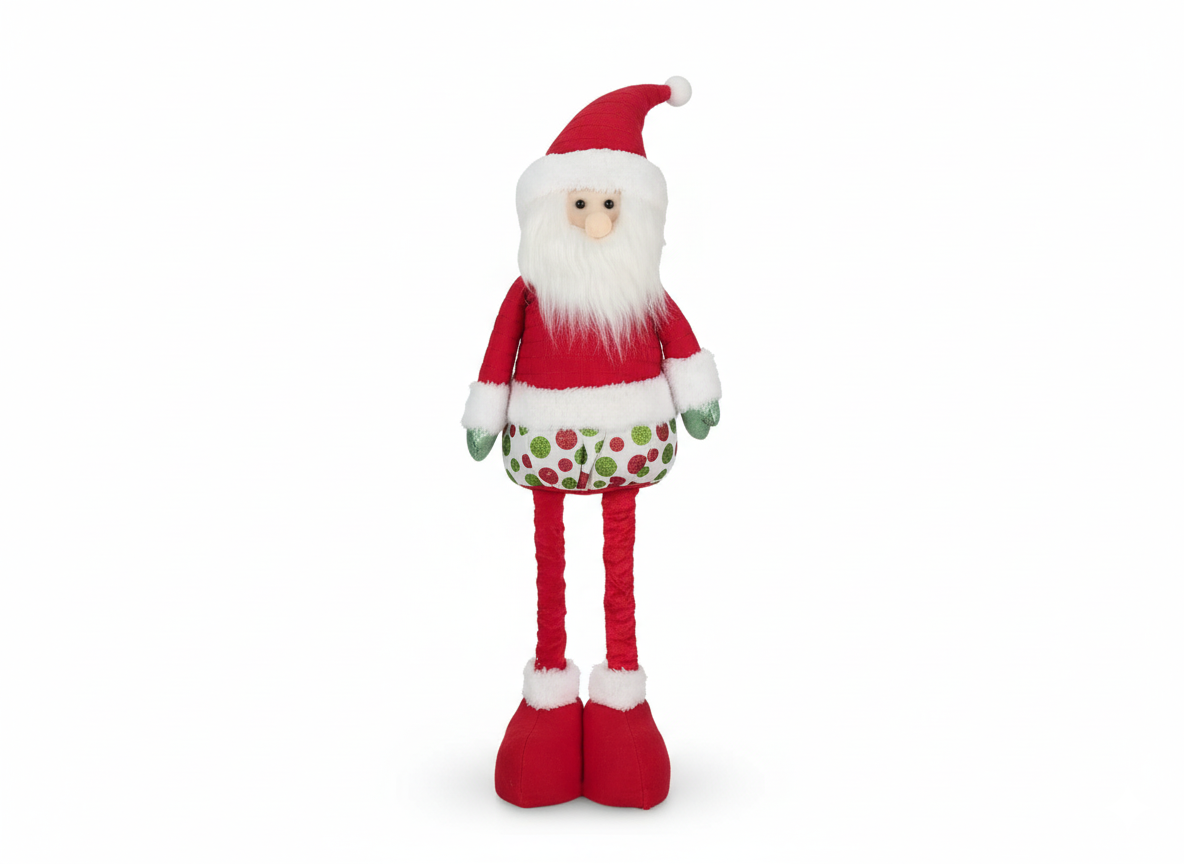 Muñeco Navideño de Patas Largas 60cm