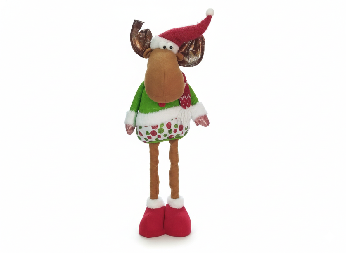 Muñeco Navideño de Patas Largas 60cm
