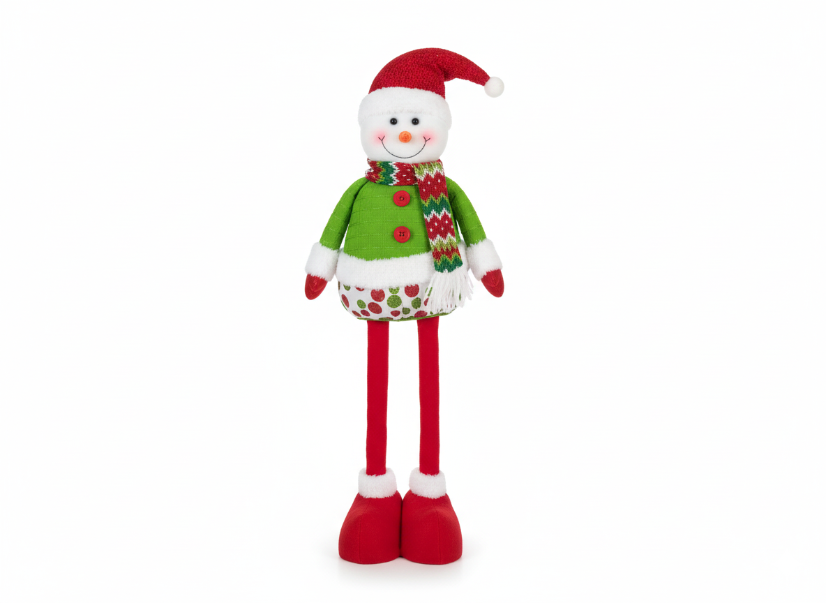 Muñeco Navideño de Patas Largas 60cm