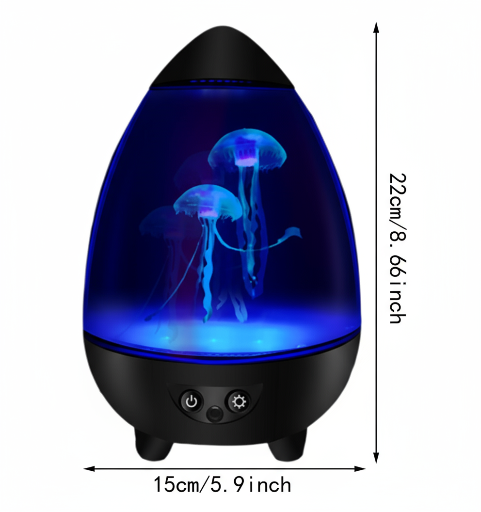 Lámpara Multicolor con Medusas USB