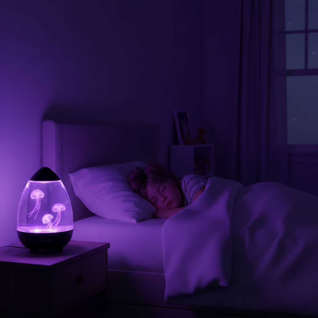 Lámpara Multicolor con Medusas USB