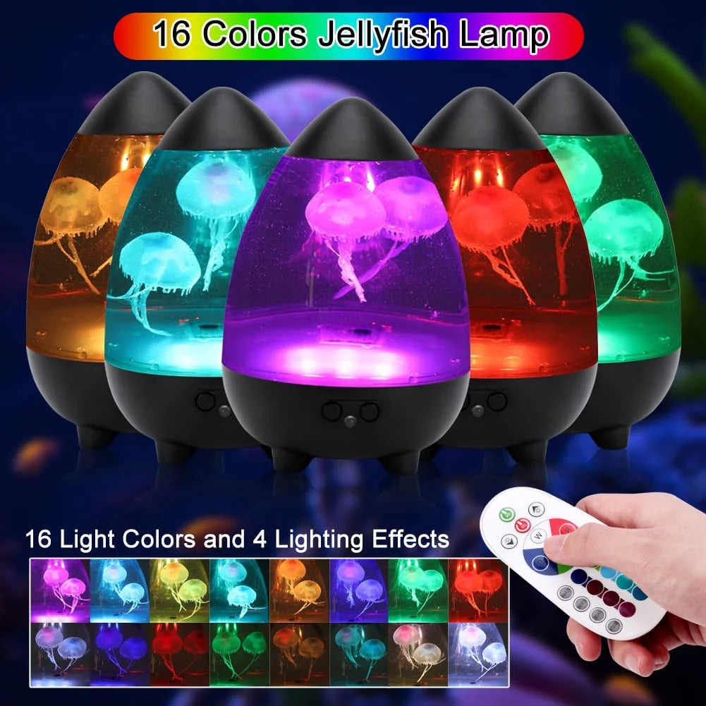 Lámpara Multicolor con Medusas USB