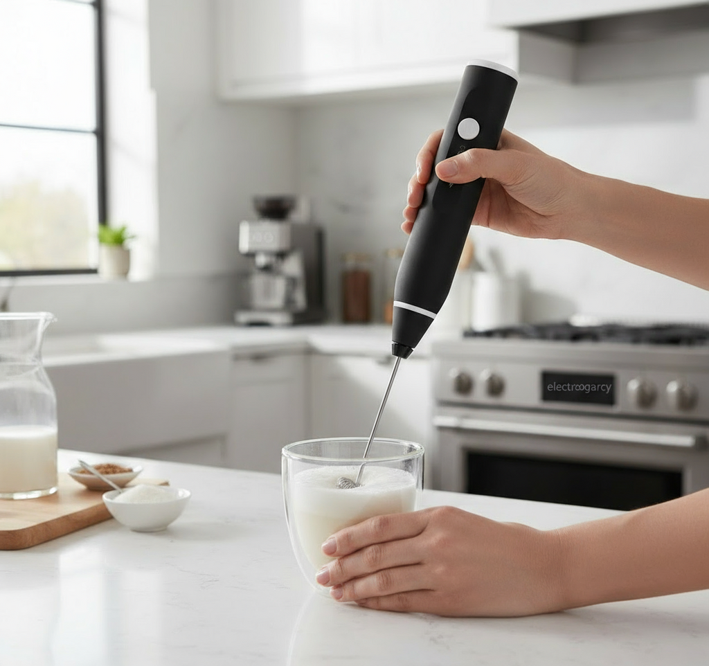 Batidor de Café Eléctrico Espumador Portátil